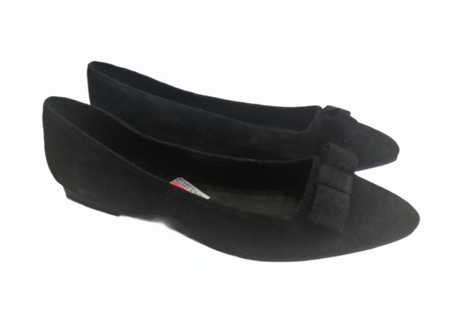 Chaussure Ballerine noire en cuir
