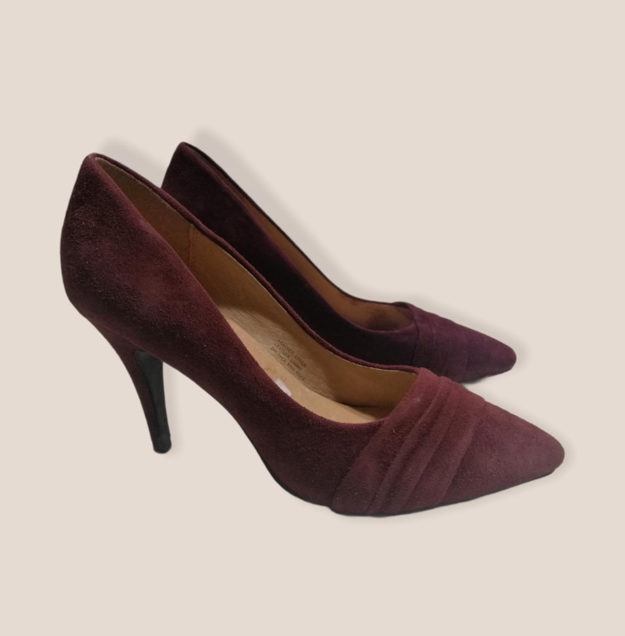 Chaussure à talons en cuir