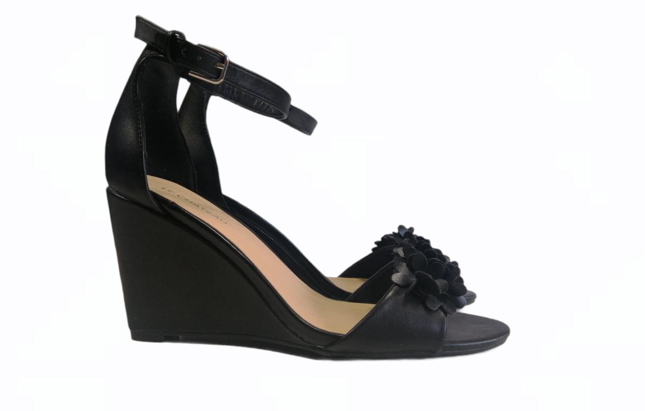 Chaussure talons compensés type wedges couleurs