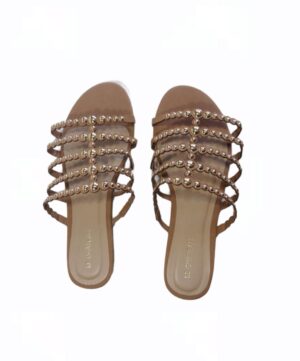 Sandale chic Maron or