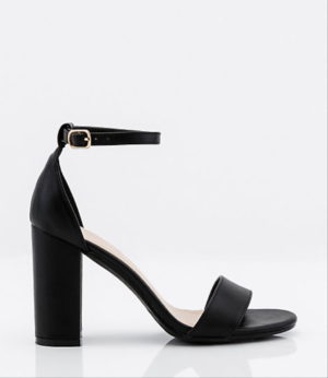 Chaussure à talons ankle strap shining
