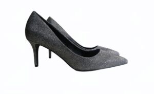 Chaussure à talons sparkly silver