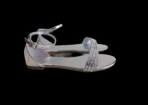 Chaussure basse ouverte silver