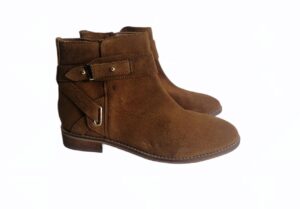 Bottillons Tan en cuir