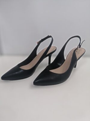 Chaussure à talons ankle strap noire