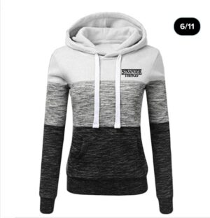 Pullover capuche gris