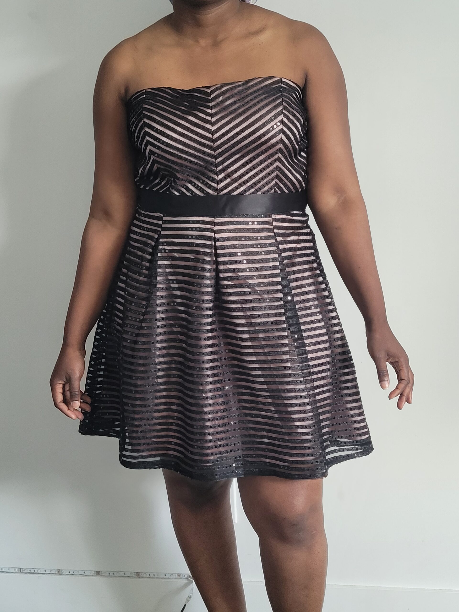 Robe Metallique rose