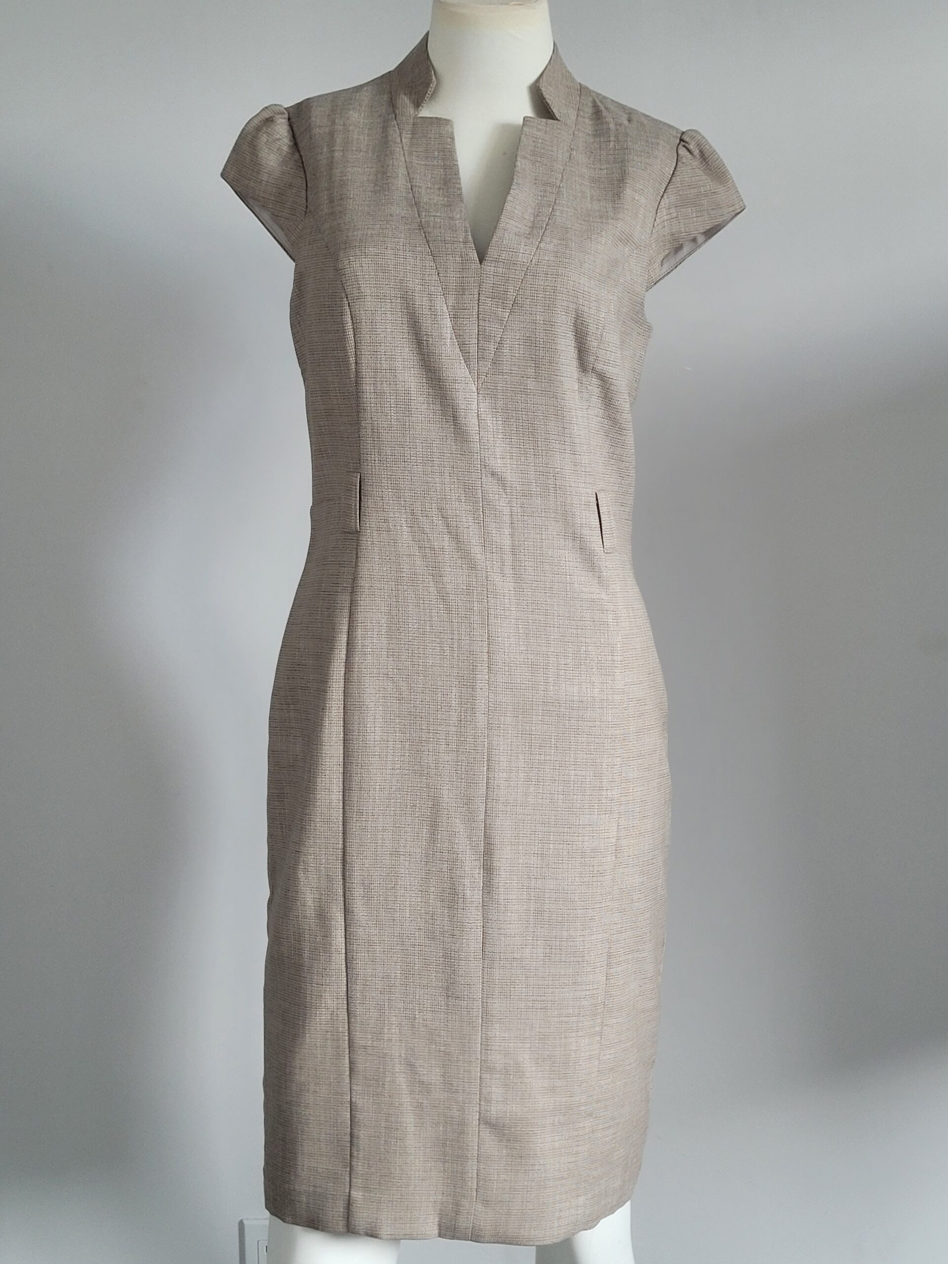 Robe Tan longue droite