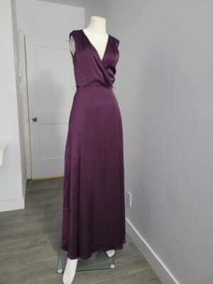 Robe de soirée pourpre