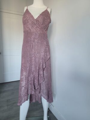Robe Paillette brillante rose