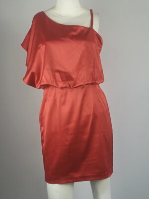 Robe Orange une manche